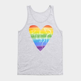 Rainbow Baby Heart Tank Top